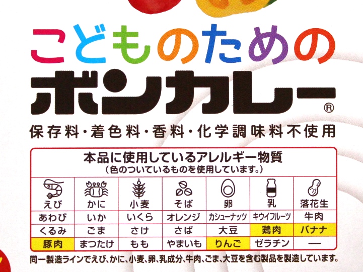 無料配布 アレルギー表示 特定原材料等 全27品目 イラスト素材 パケログ